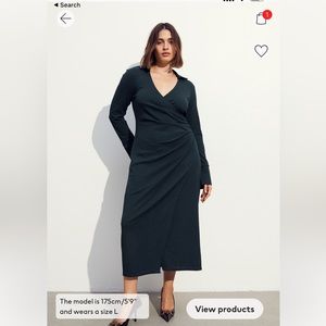 Brand new beautiful H&M green dress. Never worn, size small